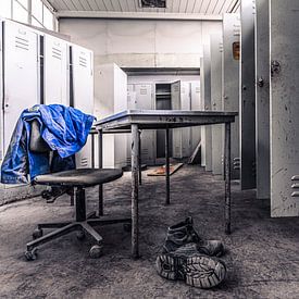 Verlaten fabriek (Betondak) Arkel (urbex) van Silvia Thiel