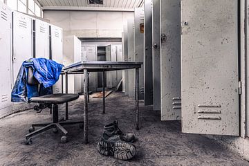 Verlaten fabriek (Betondak) Arkel (urbex) van Silvia Thiel