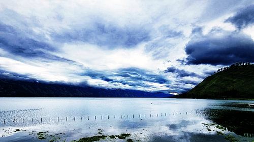 Stillness Beneath the Clouded Sky