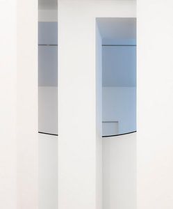 Vue à travers avec des lignes