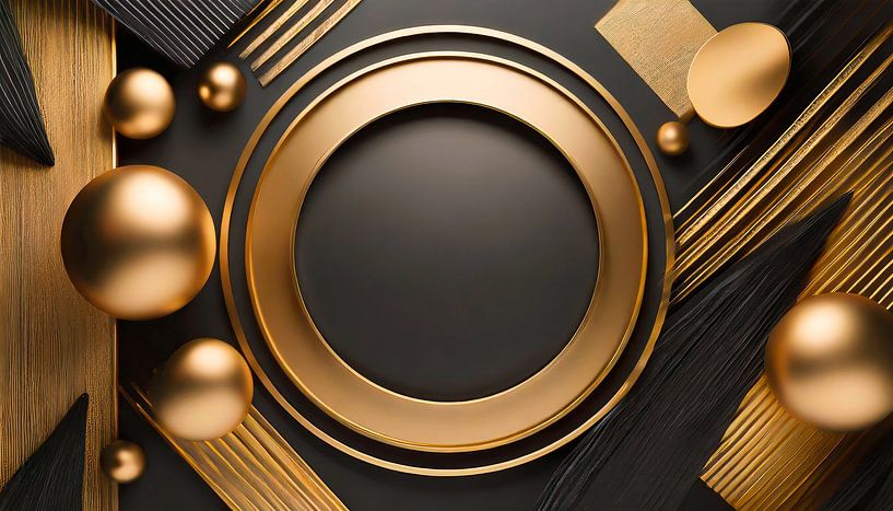 Gouden ontwerp met mallen van Mustafa Kurnaz