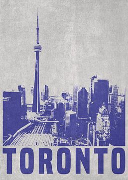 The CN Tower in Toronto by DEN Vector