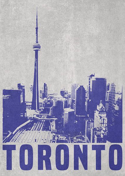The CN Tower in Toronto by DEN Vector