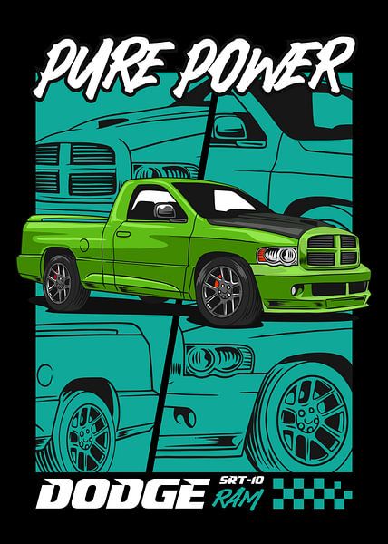 Dodge Ram SRT-10 Muscle Car by Adam Khabibi