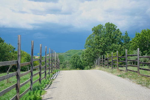 A country road in Labeaume