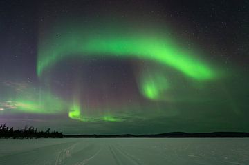 Aurora above the ice by KC Photography