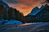 Sunrise in the Engadine