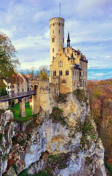 Lichtenstein Castle by Wiltrud Schwantz