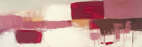 Abstraktes Rot | Flüstern der karminroten Stille