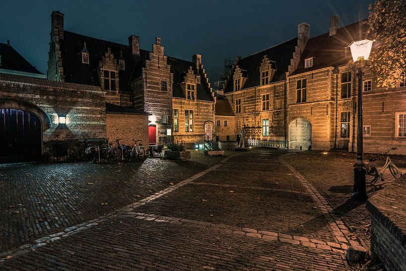 Innenhof des Stadtschlosses Markiezenhof in Bergen op Zoom von Rick van Geel
