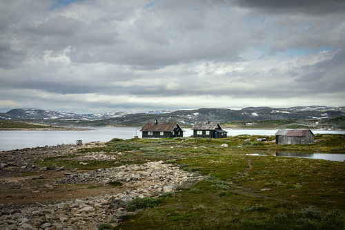 Die Landschaft der Hardangervidda in Norwegen