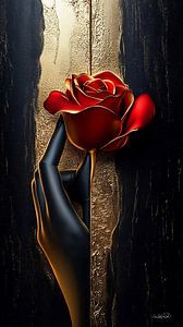 gold - schwarz - rot