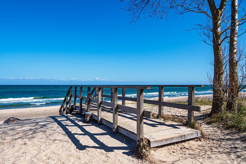 Bridge on the coast of the Baltic Sea near Kühlungsborn by Rico Ködder