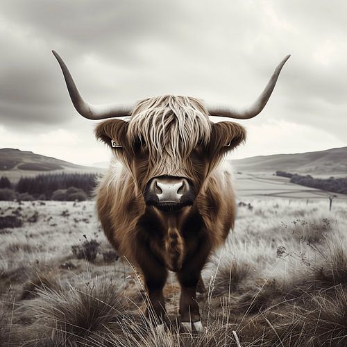 Schottisches Hochlandrind in Highlands