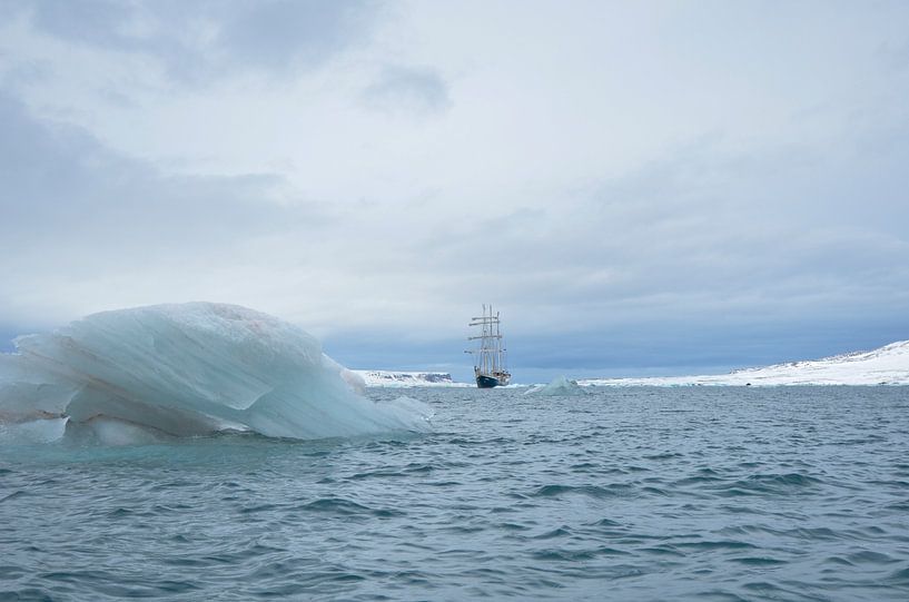 Segelschiff Antigua in Svalbard-Spitzbergen von Martin Jansen