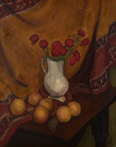 Roger de La Fresnaye - Vase mit Mohnblumen (1909-1910)