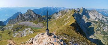 Uitzicht op de top Rofanspitze Tiroler Alpen van SusaZoom