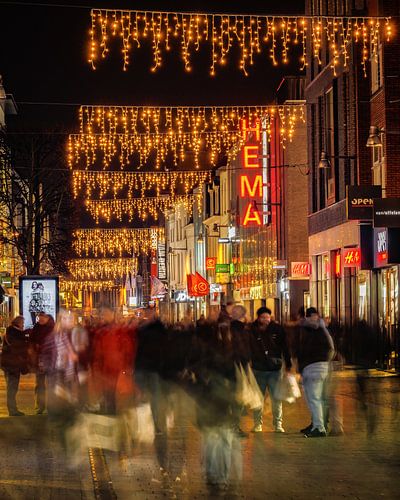 Breda, Ginnekenstraat in de avond