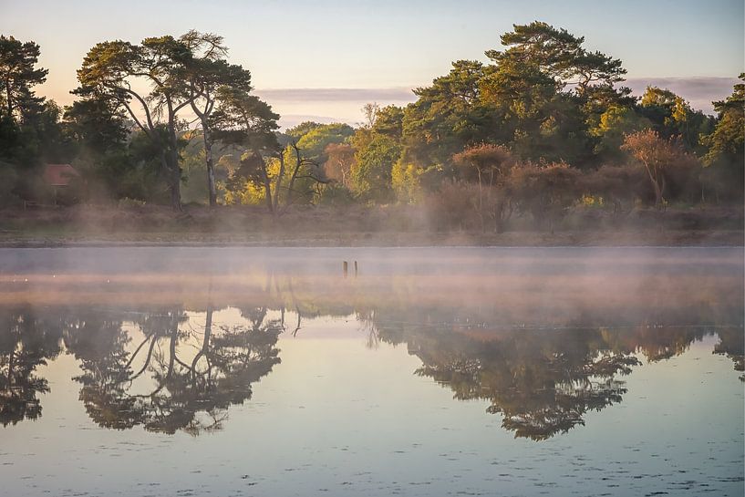 Day breaks on the Strijbeekse Heide by Leon Okkenburg