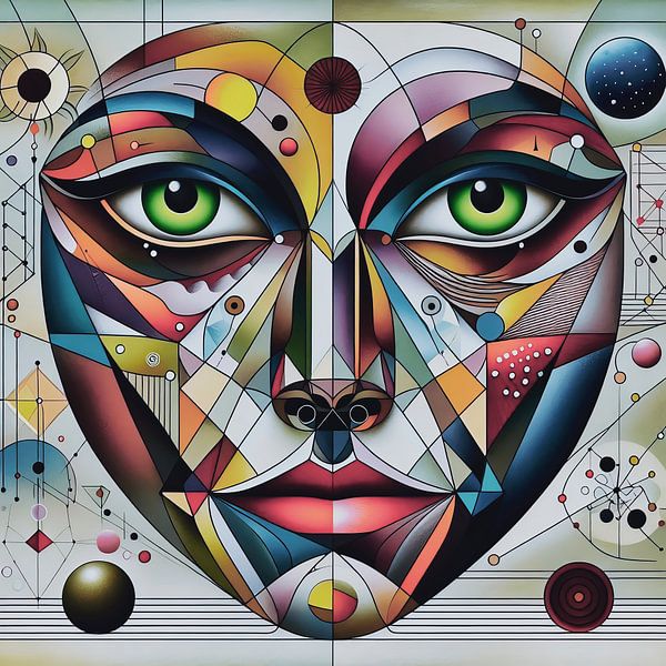 Kubistisches Herz von INGO