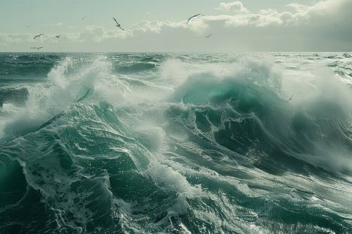 zeezicht Japan schilderij