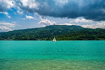 Ein Blick über den Wörthersee