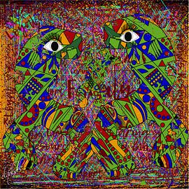 Dierenkunst van geometrische vormen van EL QOCH