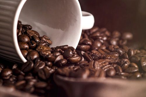 Stilleven koffiebonen