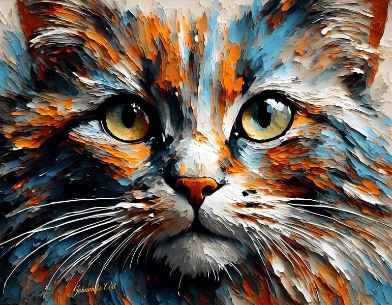 Prächtige Katze 20 von Johannas Art Creations
