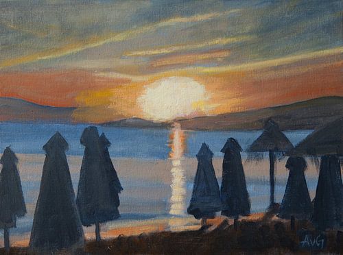 Sonnenuntergang in Naxos Gr.
