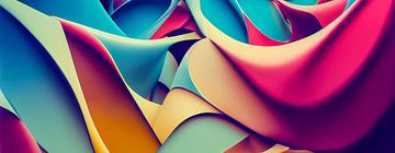abstracte kleurrijke achtergrond met lijnen, illustratie van Animaflora PicsStock