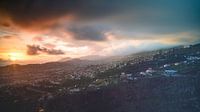 Zonsondergang Funchal Madeira van Robbie Nijman thumbnail