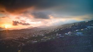 Coucher de soleil à Funchal Madère