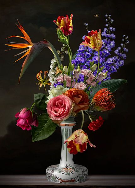 Floral still life - Floral Majesty by Fine Art Flower - Artist Sander van Laar