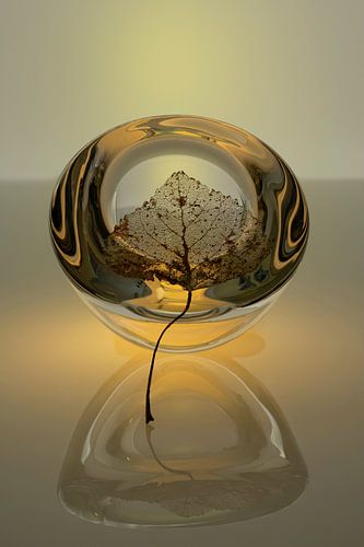 Modern Still Life . Gold. 2. Minimalism. by Alie Ekkelenkamp