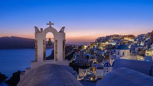 Santorin - Oia in der blauen Stunde