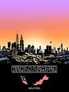 Kuala Lumpur van Printed Artings thumbnail