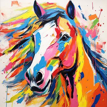 Horse by Wonderful Art