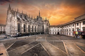 De kathedraal van Milaan van Jens Korte