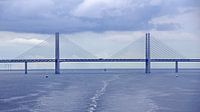 Sontbrug tussen Denemarken en Zweden van Aagje de Jong thumbnail