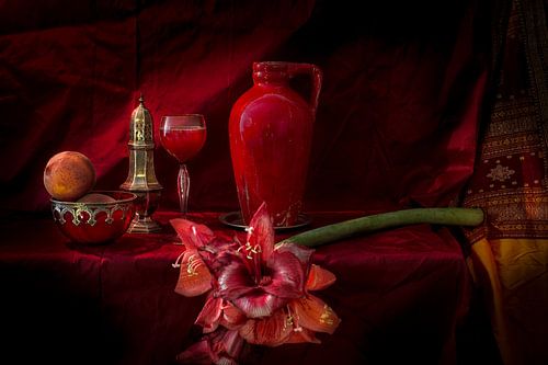 Still life following the example of an old master. Wout Kok One2expose