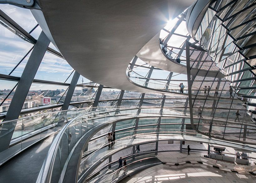 Reichstag Berlin – Inside the dome par David Pronk