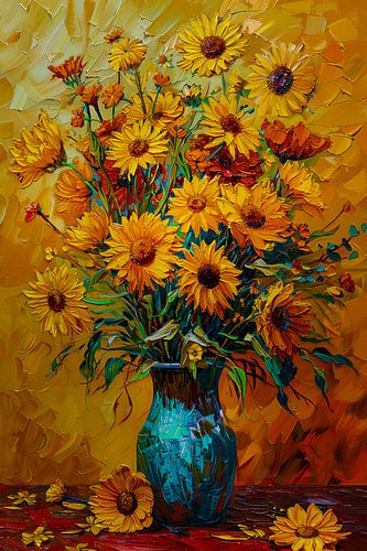 picturesque sunflowers