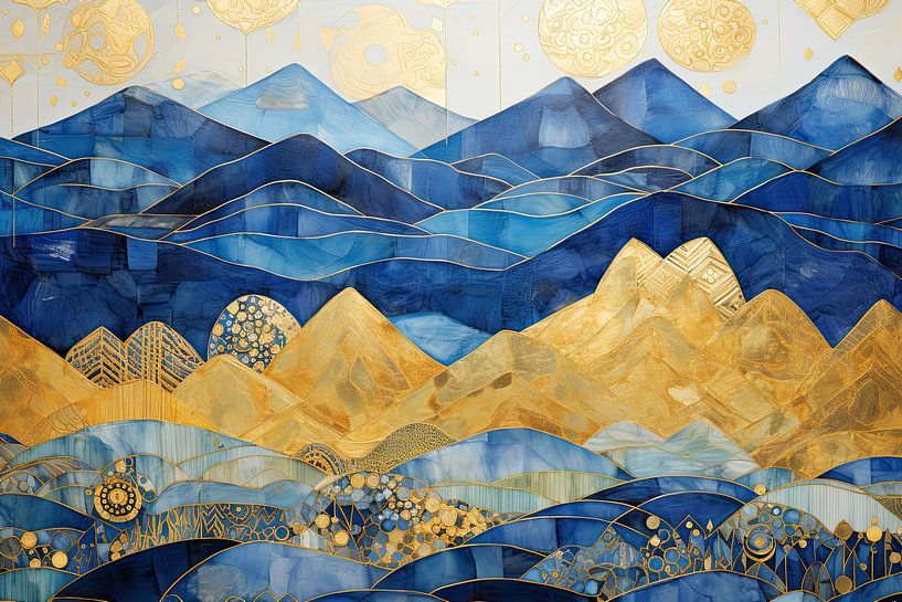 Abstrakte Berglandschaft von Imagine