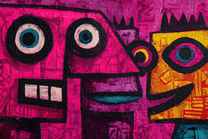 Rosa Gesicht | Pink Smiler