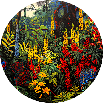 Kleurrijke bloemen in Amazonas