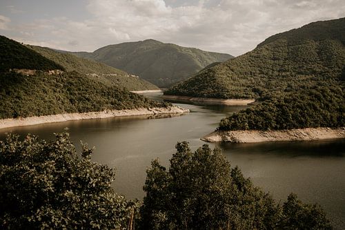 River in the Bulgarian mountain landscape