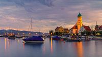 A sunset in Wasserburg by Henk Meijer Photography thumbnail