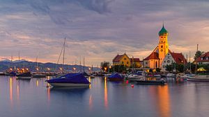 Ein Sonnenuntergang in Wasserburg
