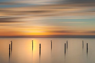 Zonsondergang van Piet Haaksma